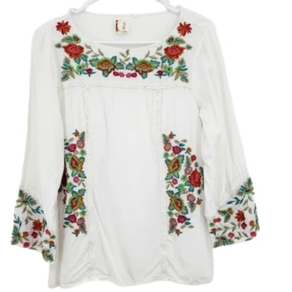 EUC Sundance Women's Embroidered Tunic Top (Small) - Picture 2 of 7